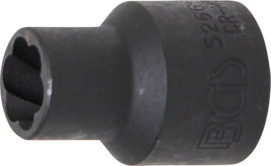 Spiralprofil-Hylsa / Skruvutdragare | 12,5 mm (1/2") | 11 mm