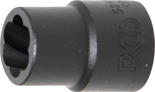 Spiralprofil-Hylsa / Skruvutdragare | 12,5 mm (1/2") | 13 mm