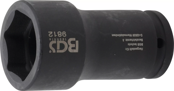 Power sleeve Sekskant, dyb | 20 mm (3/4") | 38 mm